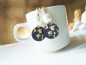 Preview: kaffeekapsel ohrringe mit perlen