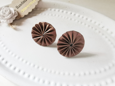 Upcycling Nespresso Kreis Ohrstecker