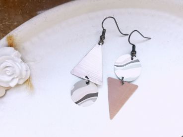 Kaffeekapsel Ohrringe Dreieck