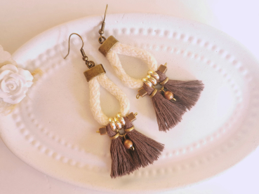 Quasten Tassel Ohrhänger