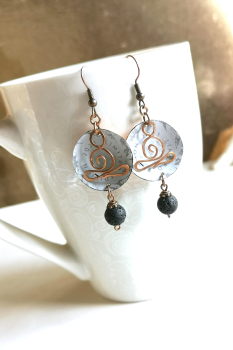 Boho Ohrringe Spirit mit Draht Buddh