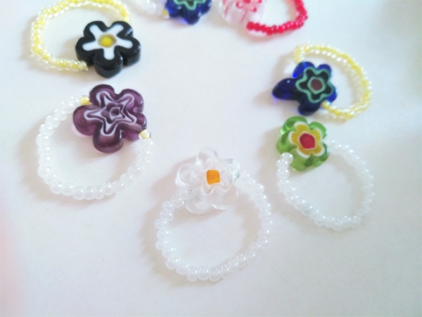 glasperlen ringe