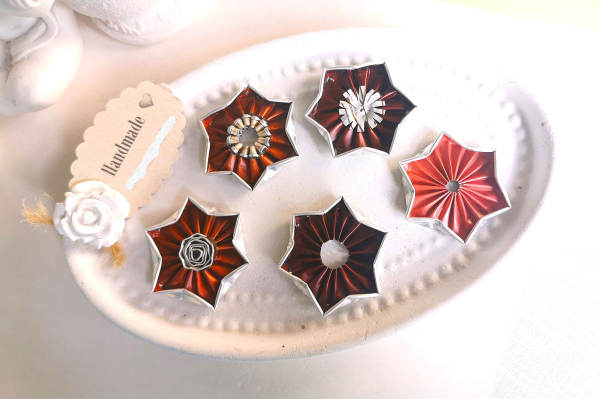Upcycling sterne christbaum