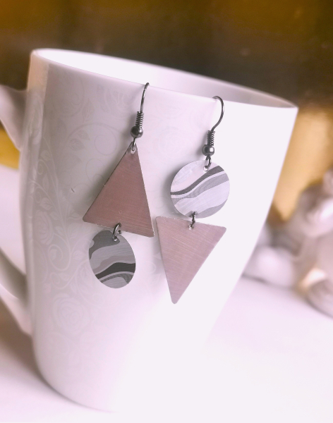 Recycling Kaffeekapsel Nespresso  Ohrringe