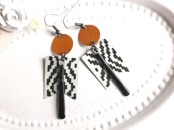 Kaffeekapsel Pendel Ohrringe