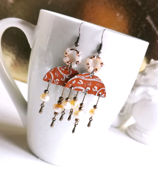 Kaffeekapsel Ohrringe