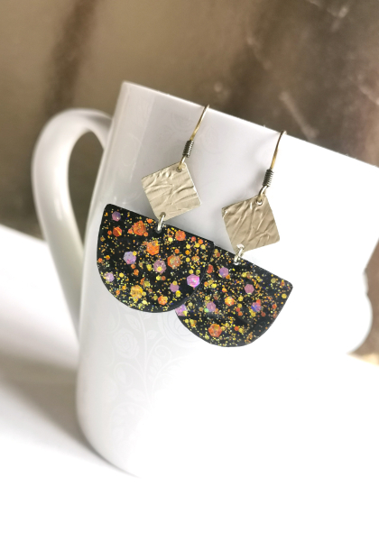 Upcycling Kaffeekapsel Nespresso Ohrringe