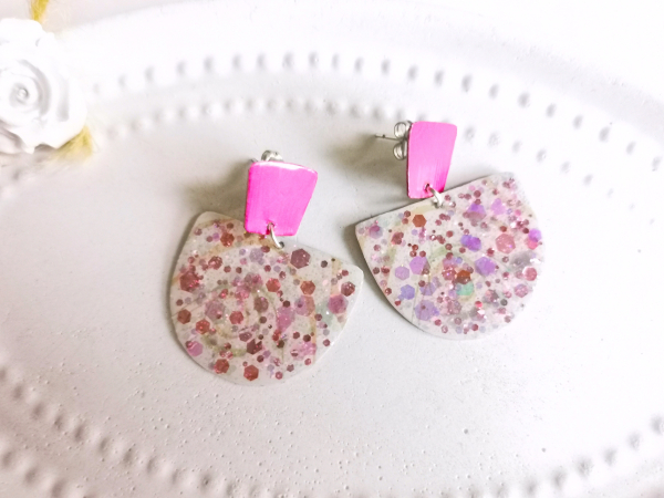 Upcycling Kaffeekapsel Ohrringe