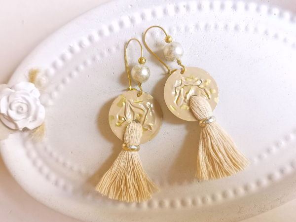 Recycling Schmuck Ohrringe,