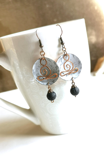 Boho Ohrringe Spirit mit Draht Buddh