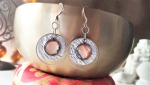 nespresso kreis ohrringe mit cabochon